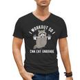 Raccoon Trash Panda Gym T-Shirt - Men's V-Neck Workout Fun