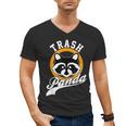Raccoon V-Neck T-Shirt for Men - Casual All Seasons | Modern Cartoon Style