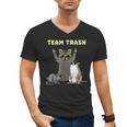 Team Trash V-Neck Men's T-Shirt - Animal Gang Raccoon & Friends