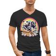 Vintage Men's V-Neck T-Shirt - Adopt a Street Cat & Friends Theme