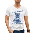 Moody Raccoon Foodie Meme | Men's Fun V-Neck T-Shirt