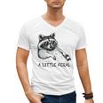 Raccoon Moon Trash Panda Men's V-Neck T-Shirt - Nighttime Adventure