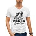 Raccoon Specialist Men's V-Neck T-Shirt – Vintage Wildlife Design