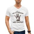 Raccoon V-Neck T-Shirt - Unisex Fun Design