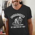 Cowboy Raccoon Men's V-Neck T-Shirt - Quirky Western Charm