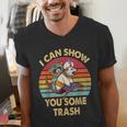 Raccoon Vintage Lovers Men's V-Neck T-Shirt | Fun Eco Style