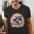 Vintage Men's V-Neck T-Shirt - Adopt a Street Cat & Friends Theme