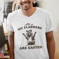 Raccoon V-Neck T-Shirt - Unisex Fun Design