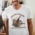 Sarcastic Raccoon Men's V-Neck T-Shirt - Humor for Everyday