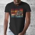 Adopt A Street Cat V-Neck T-Shirt - Funny Raccoon Design for Men