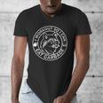 Gym Raccoon V-Neck Tee | Fun Men's Workout Shirt | Trash Panda Humor