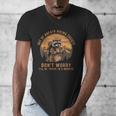 Out Of Breath Hiking Society Vintage Raccoon Men's V-Neck T-Shirt