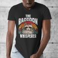 Raccoon Lover Men's V-Neck T-Shirt | Vintage Retro Style