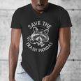 Raccoon Lover V-Neck T-Shirt - Save Trash Pandas | Men's Edition
