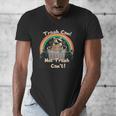Raccoon V-Neck T-Shirt for Men - Humorous Wildlife Design