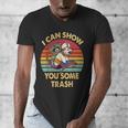 Raccoon Vintage Lovers Men's V-Neck T-Shirt | Fun Eco Style