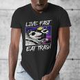 Street Cats & Trash Pandas V-Neck T-Shirt - Cotton Blend for Adults