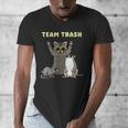 Team Trash V-Neck Men's T-Shirt - Animal Gang Raccoon & Friends
