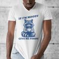 Moody Raccoon Foodie Meme | Men's Fun V-Neck T-Shirt