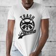 Raccoon Meme Men's V-Neck T-Shirt - Eco-Friendly Humor