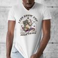 Raccoon Possum V-Neck T-Shirt for Men | Funny Animal Lovers Tee