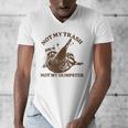 Sarcastic Raccoon Men's V-Neck T-Shirt - Humor for Everyday