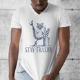 Stay Trashy Raccoon Halloween Men's V-Neck T-Shirt