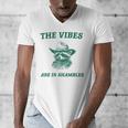 The Vibes Are In Shambles Cowboy Raccoon Men's V-Neck Tee