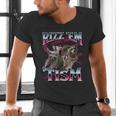 Autistic Raccoon Meme Men's V-Neck T-Shirt | Quirky Autism Humor