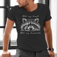 Cute Baby Raccoon Men's V-Neck T-Shirt | Humor & Charm