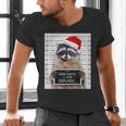 Dear Santa Raccoon Men's V-Neck T-Shirt | Christmas Humor