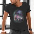 Ferret Moonlight Men's V-Neck T-Shirt | Whimsical Pet Lover's Attire