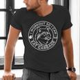 Gym Raccoon V-Neck Tee | Fun Men's Workout Shirt | Trash Panda Humor