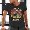 Get In Loser Raccoon Opossum Trash Panda Men's V-Neck T-Shirt