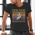 Pew Pew Raccoon Lover - Vintage Retro Men's V-Neck Tee
