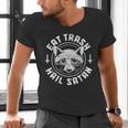 Raccoon Gothic V-Neck T-Shirt - Men's Funny Halloween Top