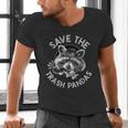 Raccoon Lover V-Neck T-Shirt - Save Trash Pandas | Men's Edition