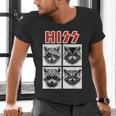 Raccoon Rock Band V-Neck T-Shirt for Men, Women & Kids