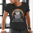 Raccoon Trash Panda Men's V-Neck T-Shirt – Humorous Gift Idea