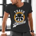Raccoon V-Neck T-Shirt for Men - Casual All Seasons | Modern Cartoon Style