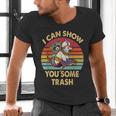 Raccoon Vintage Lovers Men's V-Neck T-Shirt | Fun Eco Style