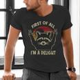 Sarcastic Raccoon Lover V-Neck T-Shirt for Men | Humorous Take