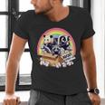 Vintage Men's V-Neck T-Shirt - Adopt a Street Cat & Friends Theme