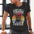 Vintage Raccoon Men's V-Neck T-Shirt - Retro Style Save Wildlife