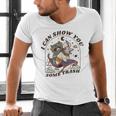 Raccoon Possum V-Neck T-Shirt for Men | Funny Animal Lovers Tee