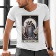 Raccoon Tarot The Lovers Men's V-Neck T-Shirt | Unique Gift