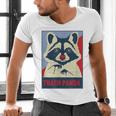 Trash Panda Raccoon Lover Men's V-Neck T-Shirt - Animal Fun