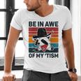 Vintage Autism Awareness Raccoon Men's V-Neck T-Shirt - Unique Gift