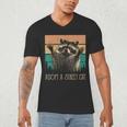 Adopt A Street Cat V-Neck T-Shirt - Artful Animal Lovers