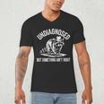 Cowboy Raccoon Men's V-Neck T-Shirt - Quirky Western Charm